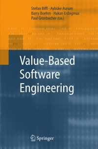 Imagen de portada: Value-Based Software Engineering 9783642065316