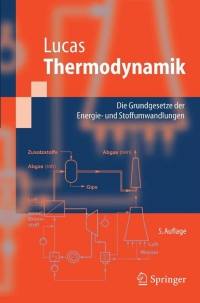 Cover image: Thermodynamik 5th edition 9783540262657