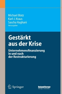 Cover image: Gestärkt aus der Krise 1st edition 9783540294160