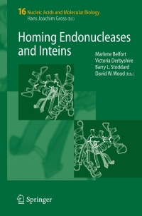 Titelbild: Homing Endonucleases and Inteins 1st edition 9783540251064