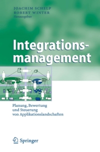 Cover image: Integrationsmanagement 1st edition 9783540205067