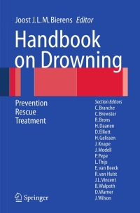 Imagen de portada: Handbook on Drowning 1st edition 9783540439738