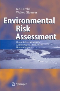 Cover image: Environmental Risk Assessment 9783540262497