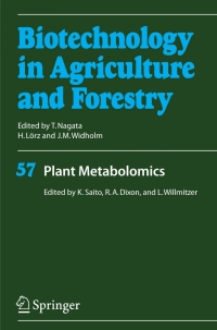 Cover image: Plant Metabolomics 1st edition 9783540297819