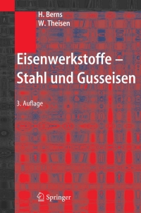 Cover image: Eisenwerkstoffe - Stahl und Gusseisen 3rd edition 9783540297925