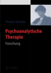Cover image: Psychoanalytische Therapie 9783540298816