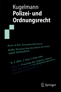 Cover image: Polizei- und Ordnungsrecht 9783540298977