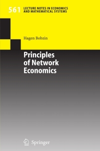 صورة الغلاف: Principles of Network Economics 9783540276937