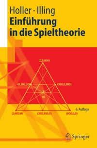 Cover image: Einführung in die Spieltheorie 6th edition 9783540278801