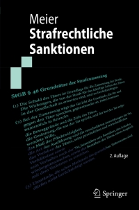 Immagine di copertina: Strafrechtliche Sanktionen 2nd edition 9783540299820