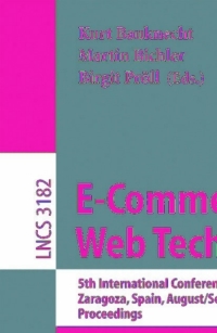 Titelbild: E-Commerce and Web Technologies 1st edition 9783540229179