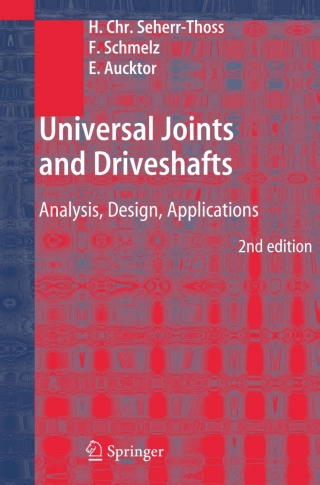 Cover image: Universal Joints and Driveshafts 2nd edition 9783642067662