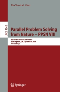Immagine di copertina: Parallel Problem Solving from Nature - PPSN VIII 1st edition 9783540230922