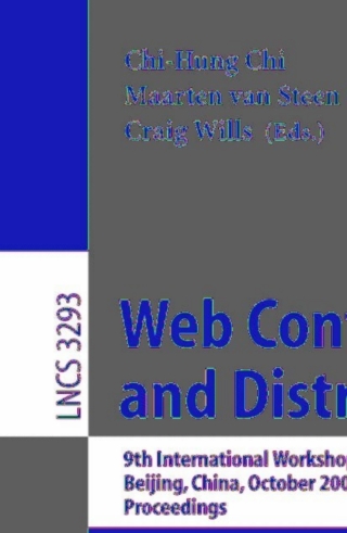 Cover image: Web Content Caching and Distribution 1st edition 9783540235163