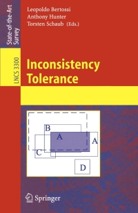 Omslagafbeelding: Inconsistency Tolerance 1st edition 9783540242604
