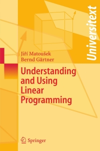 Cover image: Understanding and Using Linear Programming 9783540306979