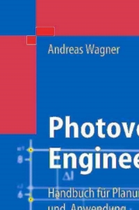 表紙画像: Photovoltaik Engineering 2nd edition 9783540307327