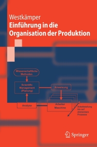 Cover image: Einführung in die Organisation der Produktion 9783540260394