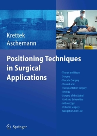 表紙画像: Positioning Techniques in Surgical Applications 1st edition 9783540257165