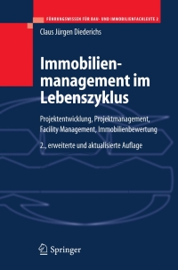 Imagen de portada: Immobilienmanagement im Lebenszyklus 2nd edition 9783540255093