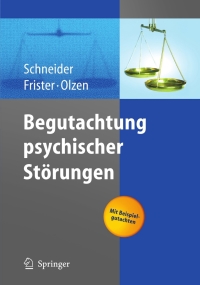 صورة الغلاف: Begutachtung psychischer Störungen 9783540206217