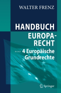 Cover image: Handbuch Europarecht 9783540311164