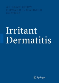 Cover image: Irritant Dermatitis 1st edition 9783540009030