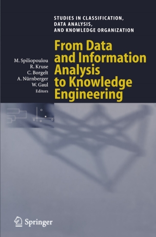Cover image: From Data and Information Analysis to Knowledge Engineering 1st edition 9783540313137