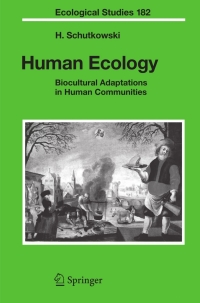 Cover image: Human Ecology 9783540260851