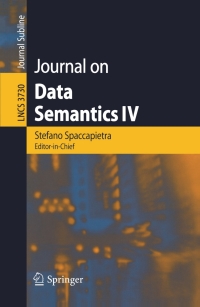 Titelbild: Journal on Data Semantics IV 1st edition 9783540310013