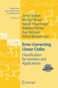 Imagen de portada: Error-Correcting Linear Codes 9783540283713