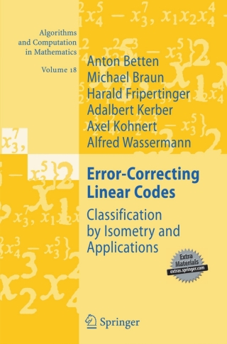 Cover image: Error-Correcting Linear Codes 9783540283713