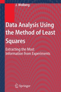 Omslagafbeelding: Data Analysis Using the Method of Least Squares 9783540256748