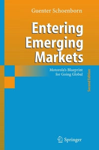 Imagen de portada: Entering Emerging Markets 2nd edition 9783642068584