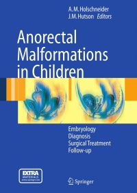 Cover image: Anorectal Malformations in Children 9783540317500