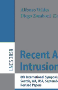 Cover image: Recent Advances in Intrusion Detection 1st edition 9783540317784