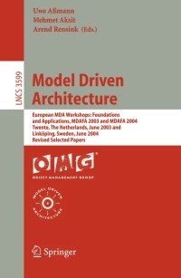 Cover image: Model Driven Architecture 1st edition 9783540282402