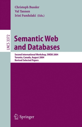Cover image: Semantic Web and Databases 1st edition 9783540245766