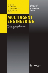 Imagen de portada: Multiagent Engineering 1st edition 9783540314066