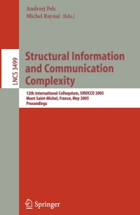 Cover image: Structural Information and Communication Complexity 1st edition 9783540260523