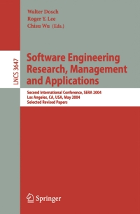 表紙画像: Software Engineering Research and Applications 1st edition 9783540321330