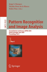 表紙画像: Pattern Recognition and Image Analysis 1st edition 9783540261537
