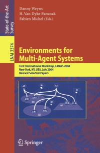 Imagen de portada: Environments for Multi-Agent Systems 1st edition 9783540245759