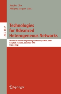 Imagen de portada: Technologies for Advanced Heterogeneous Networks 1st edition 9783540308843