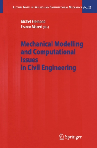 Cover image: Mechanical Modelling and Computational Issues in Civil Engineering 1st edition 9783540255673