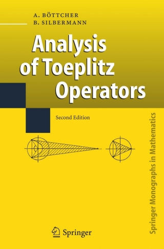 Imagen de portada: Analysis of Toeplitz Operators 2nd edition 9783642068911