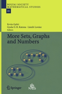 表紙画像: More Sets, Graphs and Numbers 1st edition 9783540323778