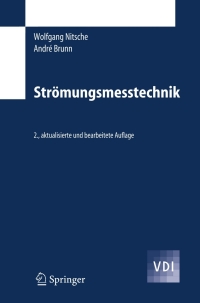 Titelbild: Strömungsmesstechnik 2nd edition 9783540209904