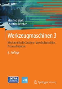 Cover image: Werkzeugmaschinen 3 6th edition 9783540225065
