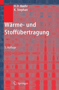 صورة الغلاف: Wärme- und Stoffübertragung 5th edition 9783540323341